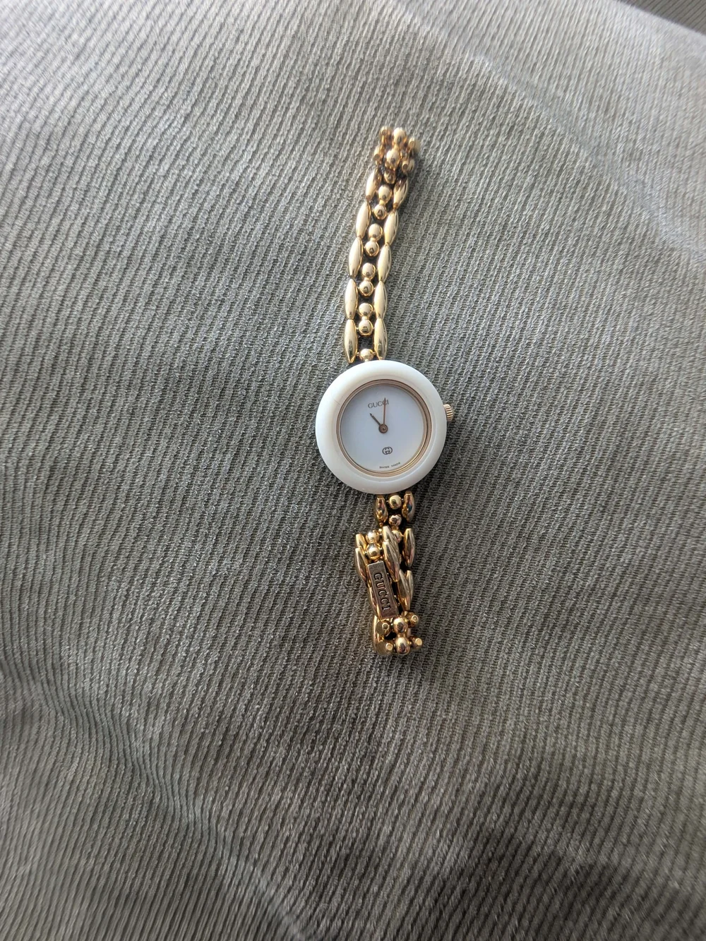 Rare Authentic White Gucci Bezel ONLY